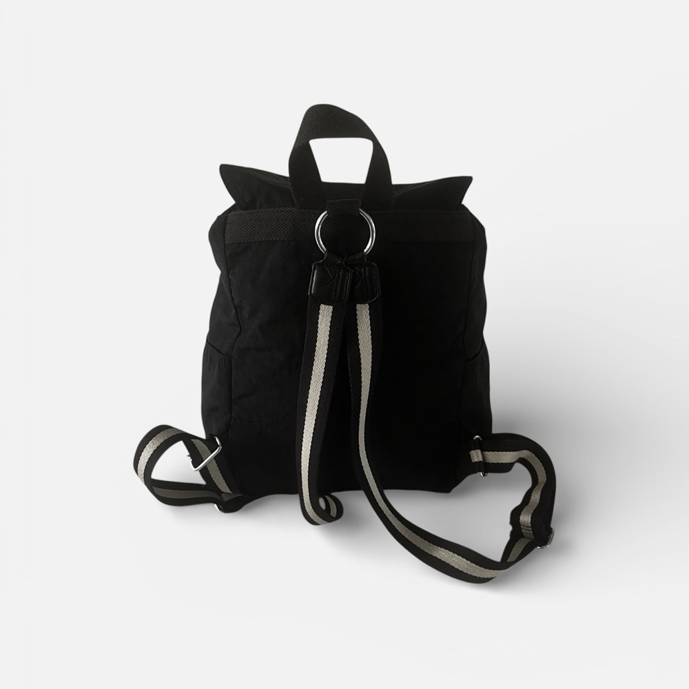 Kipling Black Medium Backpack with Logo Charm - image 4